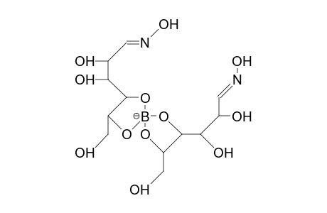 D-Mannose E-oxime borate diester anion