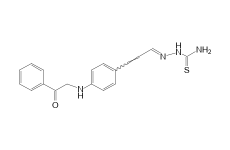 p-(PHENACYLAMINO)CINNAMALDEHYDE, THIOSEMICARBAZONE