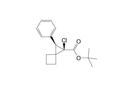 Spirohexane-1-carboxylic acid, 1-chloro-2-phenyl-, 1,1-dimethylethyl ester, trans-