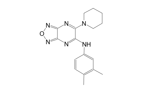 [1,2,5]oxadiazolo[3,4-b]pyrazin-5-amine, N-(3,4-dimethylphenyl)-6-(1-piperidinyl)-
