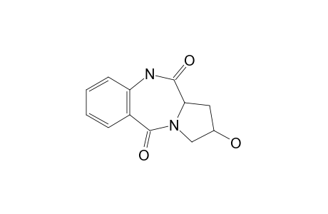 8-hydroxy-6a,7,8,9-tetrahydro-5H-pyrrolo[2,1-c][1,4]benzodiazepine-6,11-quinone