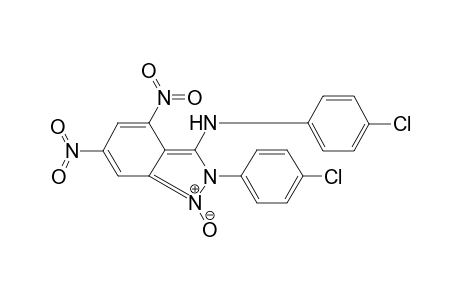 2H-indazol-3-amine, N,2-bis(4-chlorophenyl)-4,6-dinitro-, 1-oxide