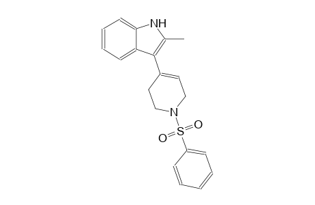 1H-indole, 2-methyl-3-[1,2,3,6-tetrahydro-1-(phenylsulfonyl)-4-pyridinyl]-