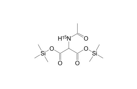 15N-Acetylamido-15N-(1,3-propandioic acid) di(trimethylsilyl) ester