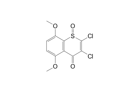 2,3-bis(chloranyl)-5,8-dimethoxy-1-oxidanylidene-thiochromen-4-one