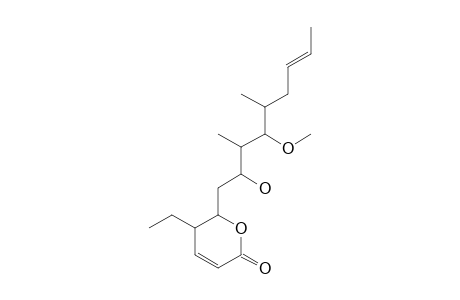 (5R,6R)-5-ETHYL-5,6-DIHYDRO-6-((E)-(2R,3S,4R,5S)-2-HYDROXY-4-METHOXY-3,5-DIMETHYL-7-NONENYL)-2H-PYRANE-2-ONE;PIRONETIN