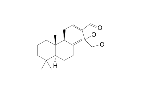 14.eta.,15-Dihydroxy-labda-8(17),12-dien-16-al