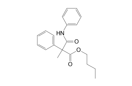 Butyl 2-phenyl-2-(N-phenylcarbamoyl)propanoate