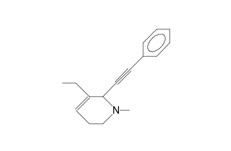 1-METHYL-2-PHENYLETHENYL-3-ETHYL-3-PIPERIDEINE