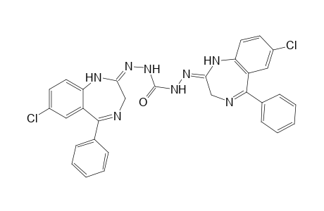 Carbonyl-1,1'-bis(7-chloro-5-phenyl-1,2-dihydro-3H-[1,4]benzodiazepin-2-ylidene hydrazone)