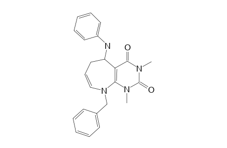 5-ANILINO-9-BENZYL-1,3-DIMETHYL-6,9-DIHYDRO-5H-PYRIMIDO-[4,5-B]-AZEPINE-2,4-(1H,3H)-DIONE