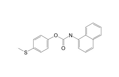 (Naphthalen-1-yl)carbamic acid, 4-methylsulfanylphenyl ester