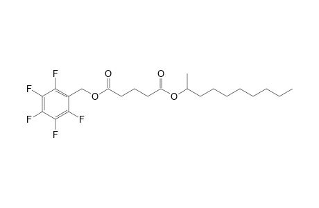 Glutaric acid, dec-2-yl pentafluorobenzyl ester