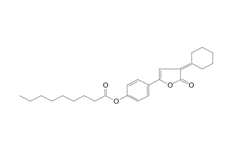 3-Cyclohexylidene-5-(4-nonanoyloxyphenyl)-furan-2(3H)-one