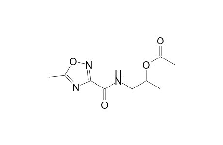 1,2,4-Oxadiazole-3-carboxamide, N-[2-(acetyloxy)propyl]-5-methyl-