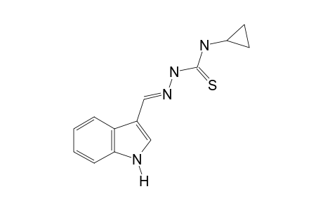 indole-3-carboxaldehyde, 4-cyclopropyl-3-thiosemicarbazone