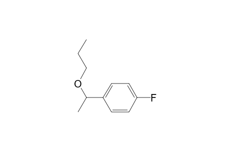 4-Fluoro-.alpha.-methylbenzyl alcohol, N-propyl ether