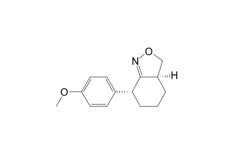 (3aS,7R)-7-(4-methoxyphenyl)-3,3a,4,5,6,7-hexahydro-2,1-benzoxazole