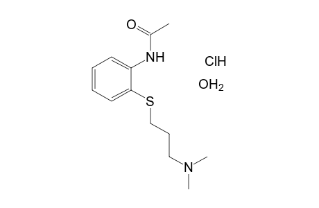 2'-{[3-(DIMETHYLAMINO)PROPYL]THIO}ACETANILIDE, HYDROCHLORIDE, HYDRATE