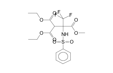 1,1-Diethyl 2-methyl 3,3,3-trifluoro-2-[(phenylsulfonyl)amino]-1,1,2-propanetricarboxylate