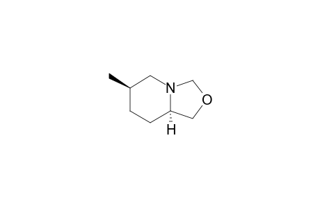 CIS-[6-H,8A-H]-6-METHYLHEXAHYDRO-3H-OXAZOLO-[3,4-A]-PYRIDINE