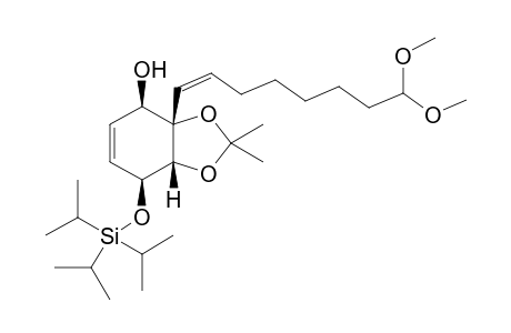 (3aS,4R,7S,7aR)-3a-((Z)-8,8-dimethoxyoct-1-en-1-yl)-2,2-dimethyl-7-((triisopropylsilyl)oxy)-3a,4,7,7a-tetrahydrobenzo[d][1,3]dioxol-4-ol