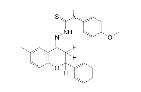 6-methylflavanone, 4-(p-methoxyphenyl)-3-thiosemicarbazone