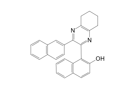 1-[3-(Naphthalen-2-yl)-5,6,7,8-tetrahydroquinoxalin-2-yl]naphthalen-2-ol