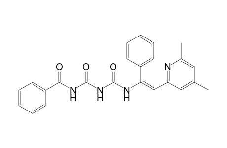 N1-[2-(4,6-Dimethyl-2-pyridinyl)-1-phenylethenyl]-N3-benzoylbiuret