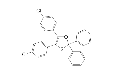 1,3-Oxathiole, 4,5-bis(4-chlorophenyl)-2,2-diphenyl-