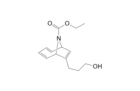 Ethyl 7-(3-hydroxypropyl)-9-azabicyclo[4.2.1]nona-2,4,7-triene-9-carboxylate