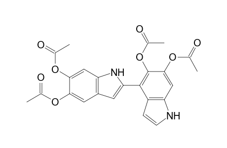 [2,4'-Bi-1H-indole]-5,5',6,6'-tetrol, tetraacetate (ester)