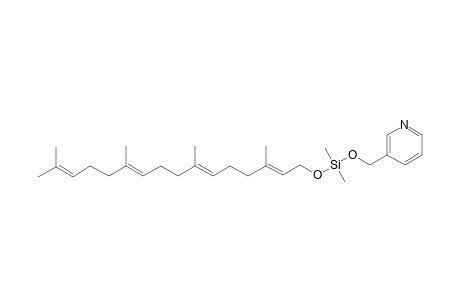 Geranylgeraniol, picolinyloxydimethylsilyl ether