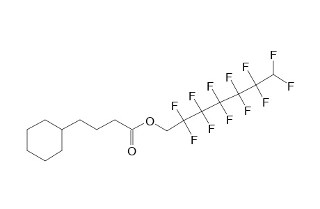 Cyclohexanebutanoic acid, 2,2,3,3,4,4,5,5,6,6,7,7-dodecafluoroheptyl ester