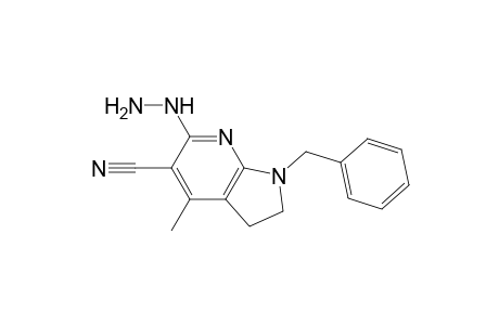 1-Benzyl-4-methyl-5-cyano-6-hydrazino-7-azaindoline