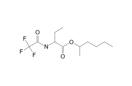 Butanoic acid, 2-[(trifluoroacetyl)amino]-, 1-methylpentyl ester