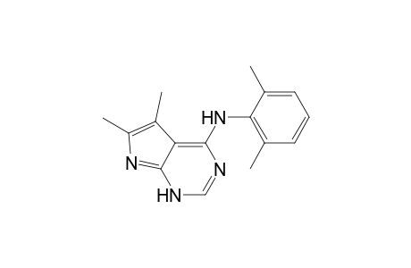N-PHENYL-2',5,6,6'-TETRAMETHYL-7H-PYRROLO-[2,3-D]-PYRIMIDINE-4-AMINE