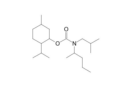 Carbonic acid, monoamide, N-(2-pentyl)-N-isobutyl-, menthyl ester