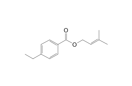 4-Ethylbenzoic acid, 3-methylbut-2-enyl ester