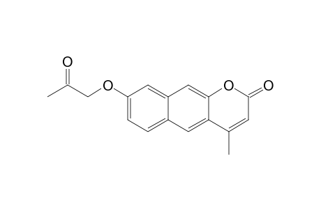 4-Methyl-8-[(2'-oxopropan-3'-yl)oxy]naphtho[2,3-b]pyran-2-one