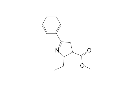 2-Phenyl-5-ethyl-4-(methoxycarbonyl)-1-pyrroline