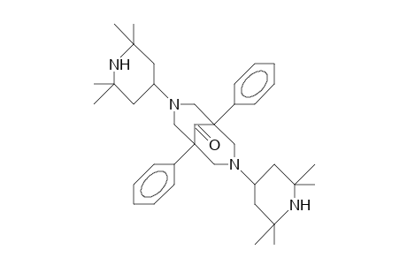 3,7-Diazabicyclo[3.3.1]nonan-9-one, 1,5-diphenyl-3,7-bis(2,2,6,6-tetramethyl-4-piperidinyl)-