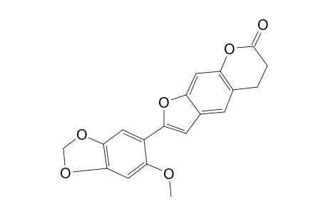 2-(6-methoxy-1,3-benzodioxol-5-yl)-5H-furo[3,2-g][1]benzopyran-7(6H)-one