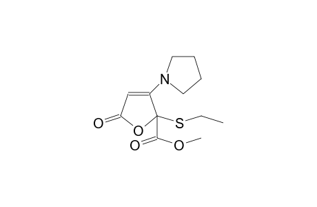 2-(ethylthio)-5-keto-3-pyrrolidin-1-yl-furan-2-carboxylic acid methyl ester