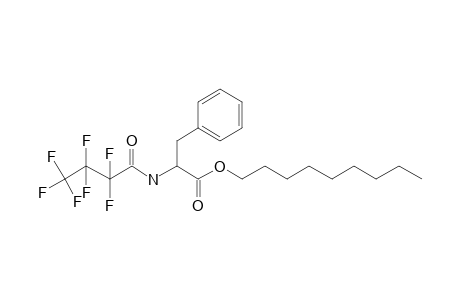 L-Phenylalanine, N-heptafluorobutyryl-, nonyl ester