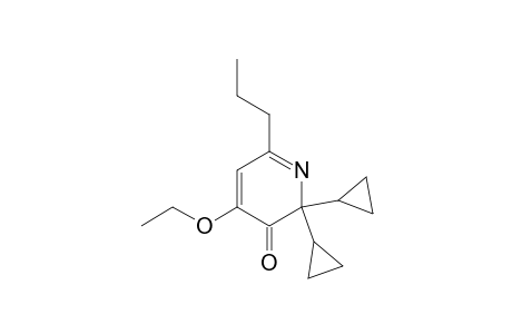 4-Ethoxy-6-propyl-2,2-dicyclopropyl-3(2H)-pyridinone