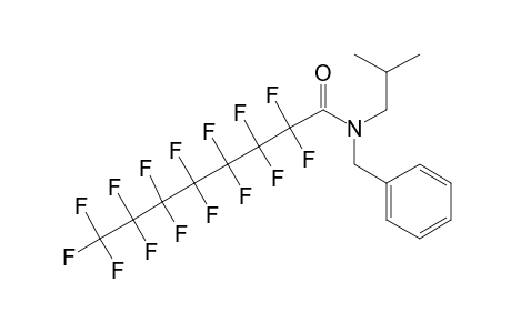 Pentadecafluorooctanoylamide, N-benzyl-N-isobutyl-