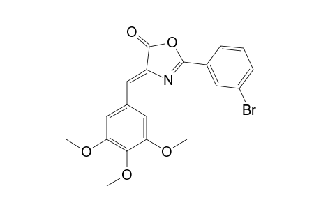 (4E)-2-(3-Bromophenyl)-4-(3,4,5-trimethoxybenzylidene)-1,3-oxazol-5(4H)-one