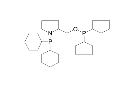 Pyrrolidine-2-methanol, N-(dicyclohexylphosphino)-O-(dicyclopentylphosphino)-