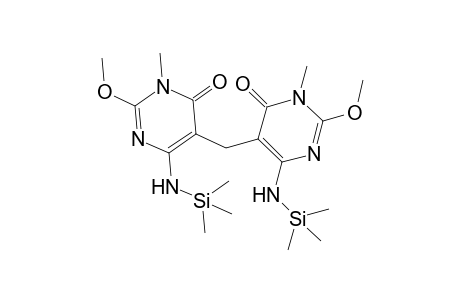 5,5'-Methylenebis[2-methoxy-3-methyl-6-(trimethylsilylamino)pyrimidin-4(3H)-one]